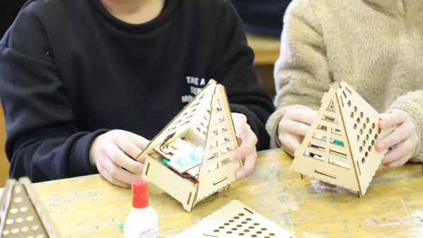 環境教室「ソーラーハウス作り」（舟形小学校）